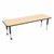 Rectangle Adjustable-Height Mobile Preschool Activity Table-Chown ju Mbbk