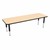 Rectangle Adjustable-Height Mobile Preschool Activity Table-Chown ju Glide