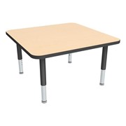 Shapes Series Square Adjustable-Height Mobile Preschool Activity Table