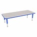 Rectangle Adjustable-Height Mobile Preschool Activity Table-Chown ju Glide