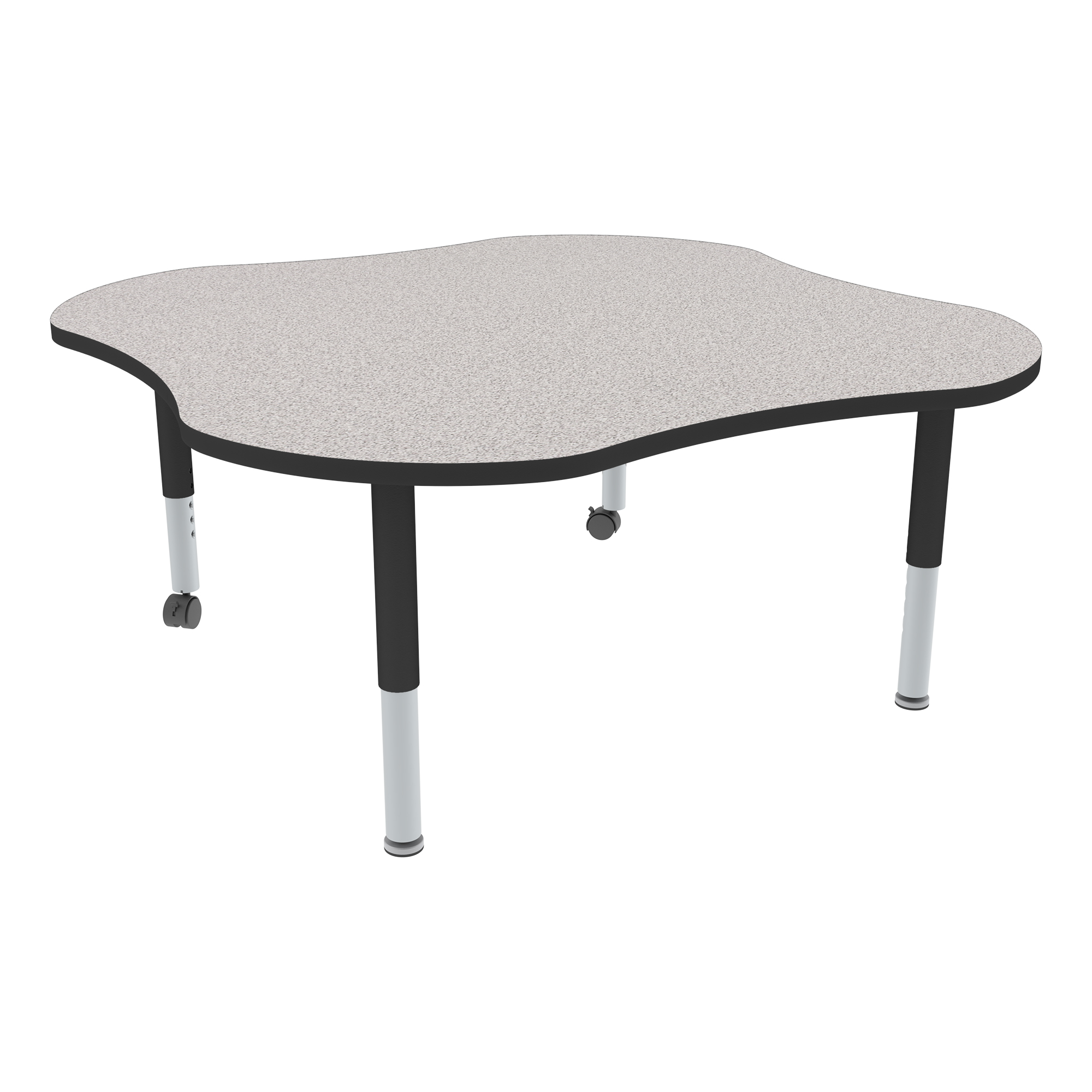 Clover Adjustable-Height Mobile Preschool Activity Table-Chown ta Gybk