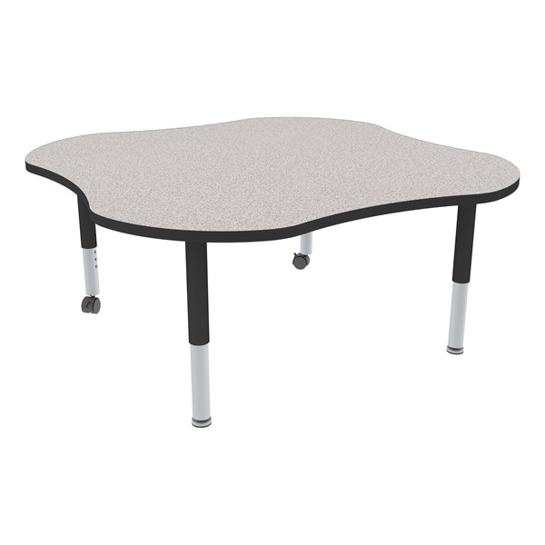 Clover Adjustable-Height Mobile Preschool Activity Table-Chown ta Gybk