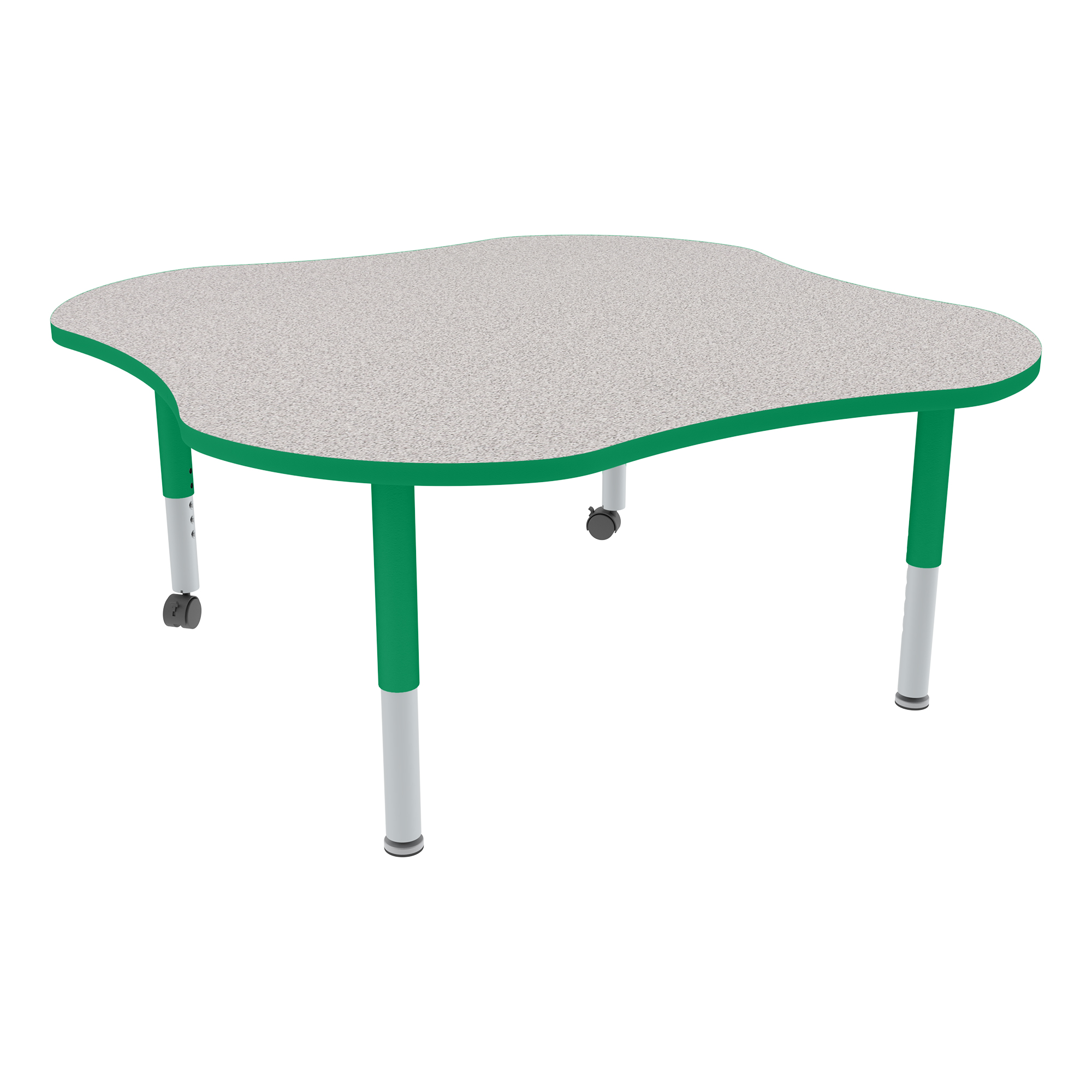 Clover Adjustable-Height Mobile Preschool Activity Table-Chown ta Gygr