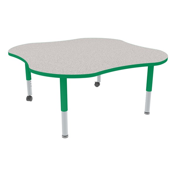 Clover Adjustable-Height Mobile Preschool Activity Table-Chown ta Gygr