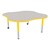 Clover Adjustable-Height Mobile Preschool Activity Table-Chown ta Gyye