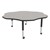 Shape Series Flower Adjustable-Height Mobile Preschool Activity Table