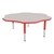 Flower Adjustable-Height Mobile Preschool Activity Table-Chown ta Glide