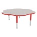 Flower Adjustable-Height Mobile Preschool Activity Table-Chown ta Glide