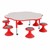 Flower Adjustable-Height Preschool Table & Six Active Learning Stools Set (60" Diameter) - 12" Stool Height