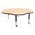 Flower Adjustable-Height Mobile Preschool Activity Table-Chown ta Mpbk