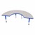 Half-Moon Adjustable-Height Mobile Preschool Activity Table-Chown ju Gybl