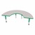 Half-Moon Adjustable-Height Mobile Preschool Activity Table-Chown ju Gygr