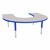 Horseshoe Adjustable-Height Preschool Table (66" W x 60" L)