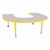 Horseshoe Adjustable-Height Mobile Preschool Activity Table-Chown ju Gyye