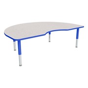 Shapes Series Kidney Adjustable-Height Mobile Preschool Activity Table