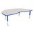 Kidney Adjustable-Height Mobile Preschool Activity Table-Chown ta Glide