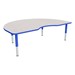 Kidney Adjustable-Height Mobile Preschool Activity Table-Chown ta Glide