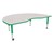 Kidney Adjustable-Height Mobile Preschool Activity Table-Chown ta Mpgr