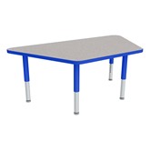 Trapezoid Adjustable-Height Mobile Preschool Activity Table