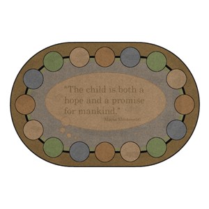 Circle Time Seating Rug™ (5' 10" W x 8' 4" L)