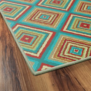 Multicolor Tiles Rug