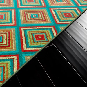 Multicolor Tiles Rug