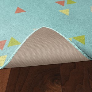 Multicolor Confetti Rug - Skid-Resistant Backing