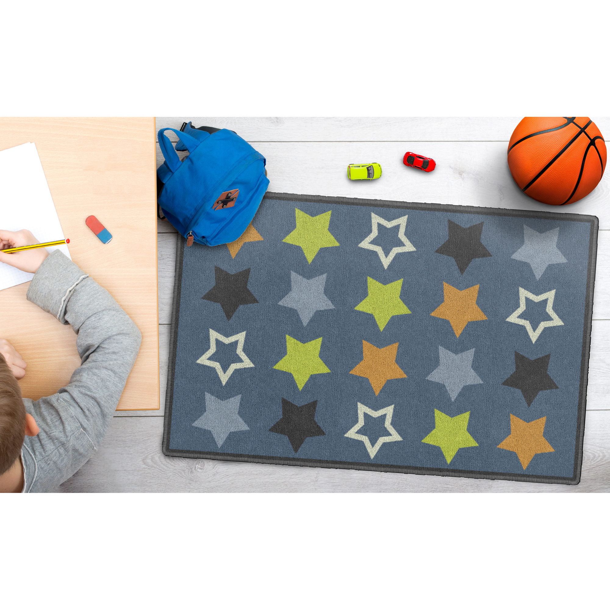 Colorful Reach for the Stars Rug