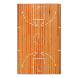 Basketball Court Rug