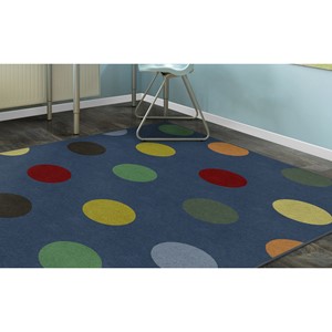 Multicolor Large Dots Rug