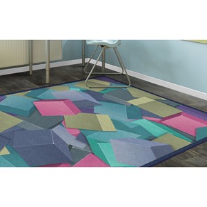 Colorful Building Blocks Rug