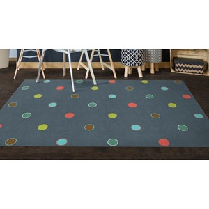 Multicolor Polka Dots Rug