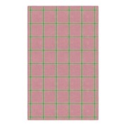 Pink & Green Plaid Rug