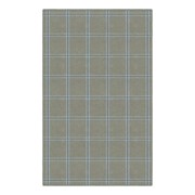 Blue & Gray Plaid Rug