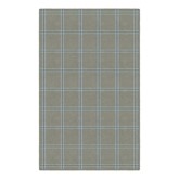 Blue & Gray Plaid Rug