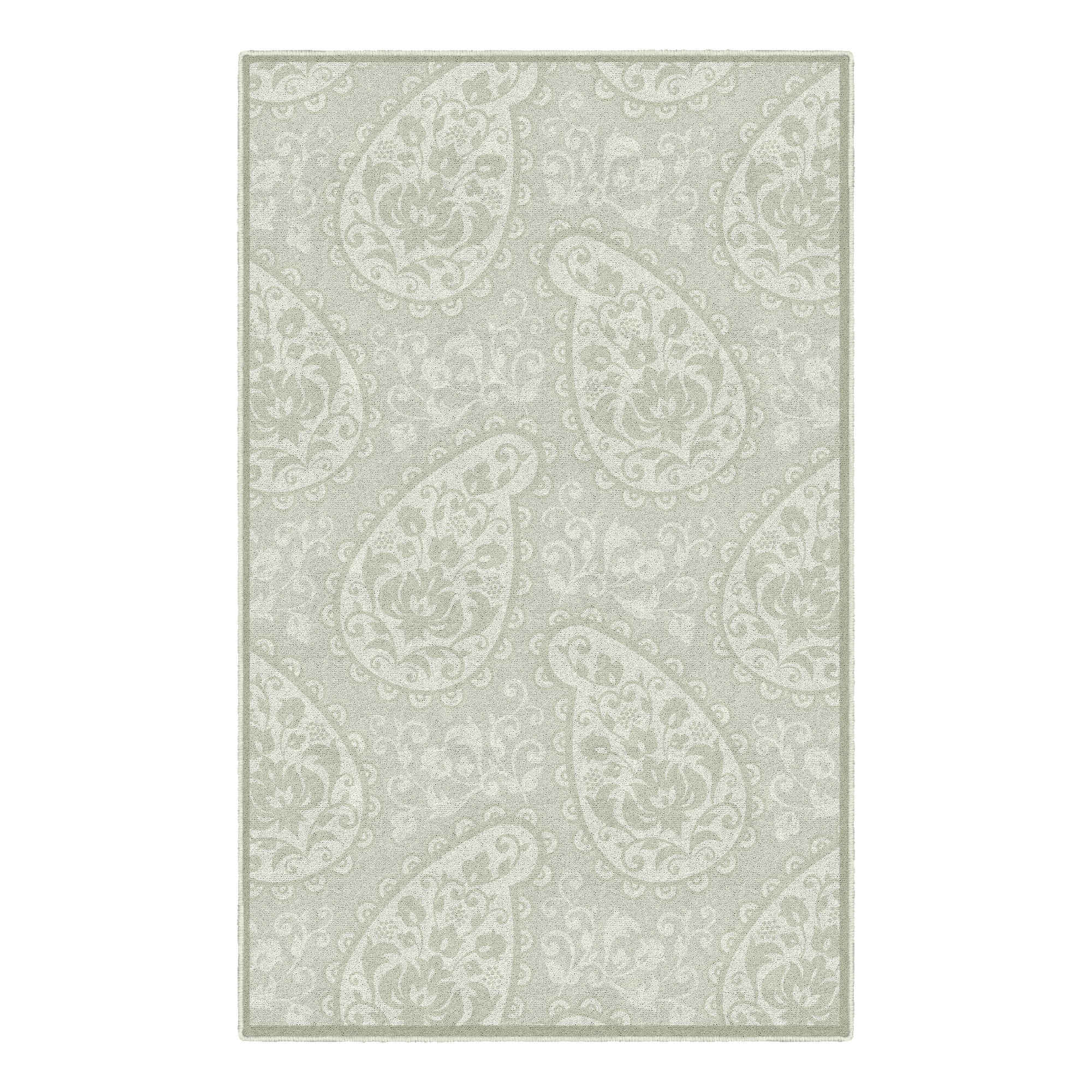 Paisley Rug - Light Brown