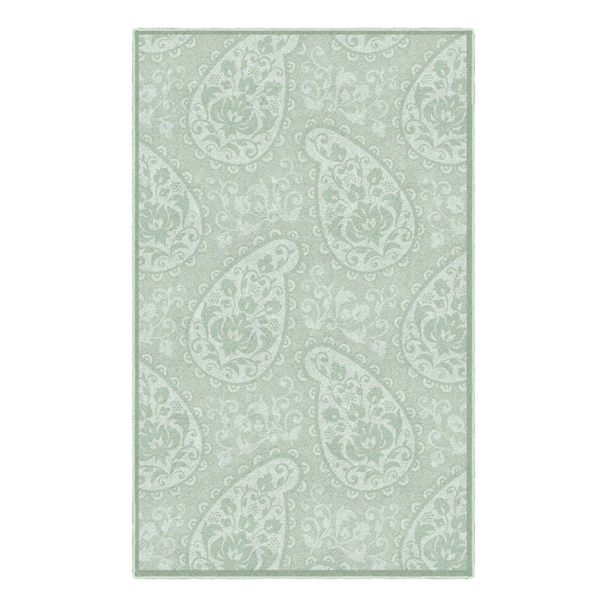 Paisley Rug - Green