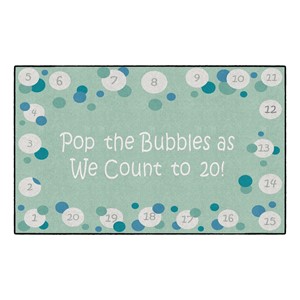 Pop The Bubbles Washable Rug - Rectangle - Contemporary