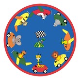 Cruisin' Around Classroom Rug