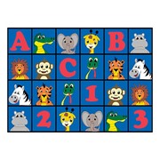 ABC 123 Animal Fun Rug