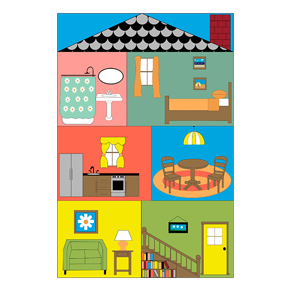 Cozy Cottage Classroom Rug (4' W x 6' L)