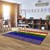 Classroom Squares Seating Rug - Bright (6' W x 8' 4" L)