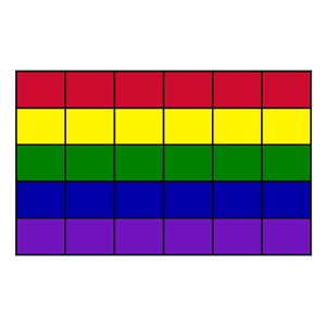 Classroom Squares Seating Rug - Bright (7' 6" W x 12' L)