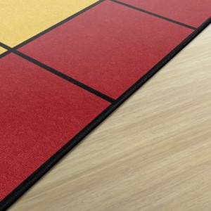 Classroom Squares Seating Rug - Bright (7' 6" W x 12' L)