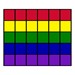Classroom Squares Seating Rug - Bright (10' 9" W x 13' 2" L)