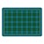 Playful Plaid Classroom Rug - Turquoise
