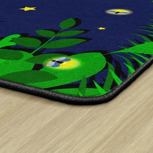 Dragonfly Night Rug - Edge