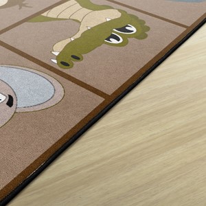 Natural ABC 123 Animal Fun Rug
