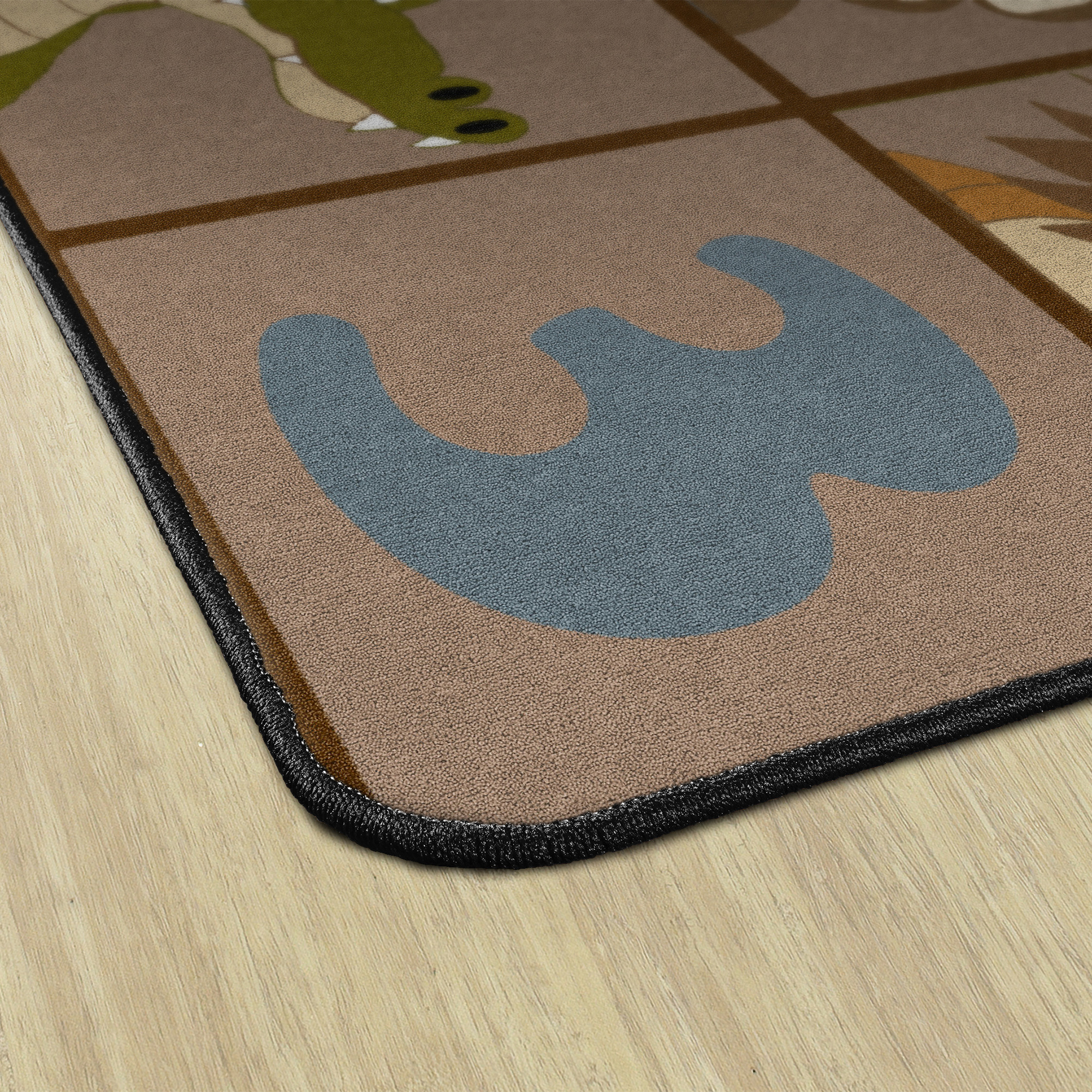 Natural ABC 123 Animal Fun Rug
