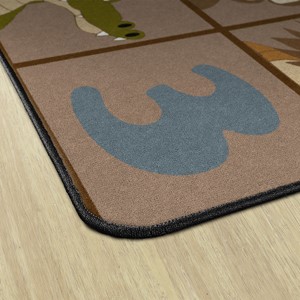 Natural ABC 123 Animal Fun Rug